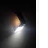 Aplique solar 3,5w 430lm recargable sensor presencia (2-8m) color negro 10,5x13cm edm