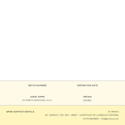 Cinta doble cara montack agarre total 19 mm x 2,5 m, blister