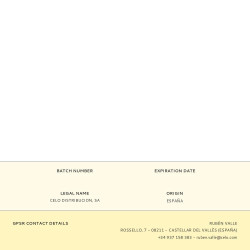 Hembrilla roscada cerrada ø3,5 x 60 mm zincado, caja 250 uds