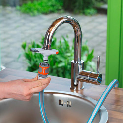 Conector para grifos de interior rosca m 24 x 1 hembra y m 22 x 1 macho, blister