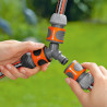 Manguito de derivación de 3 vías ½ pulg - ¾ pulg, blister