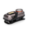Linterna led frontal recargable, 2 leds 400 lm 5 w, 63 x 25 x 33 mm