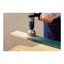 Cepillo de copa de nylon, vástago hexagonal ¼ pulg, ø65 mm