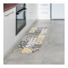 Alfombra vinílica croma patch gris-ambar 50 x 140 cm
