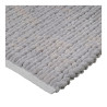 Alfombra de baño gris 50 x 75 cm