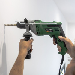 Taladro percutor 750w con cable de 2 m