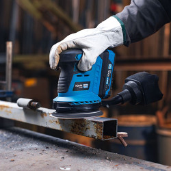 Lijadora excentrica brushless 20 v sin batería ni cargador, 13 x 30 x 15 cm