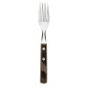 Tenedor de mesa polywood castaño expositor 60 uds
