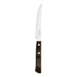 Cuchillos de asado polywood castaño 12,7 cm expositor 60 uds