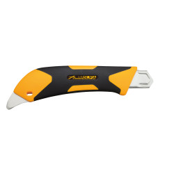 Cúter l-5 con bloqueo manual, mango antideslizante, púa de metal duro y cuchilla de 18 mm