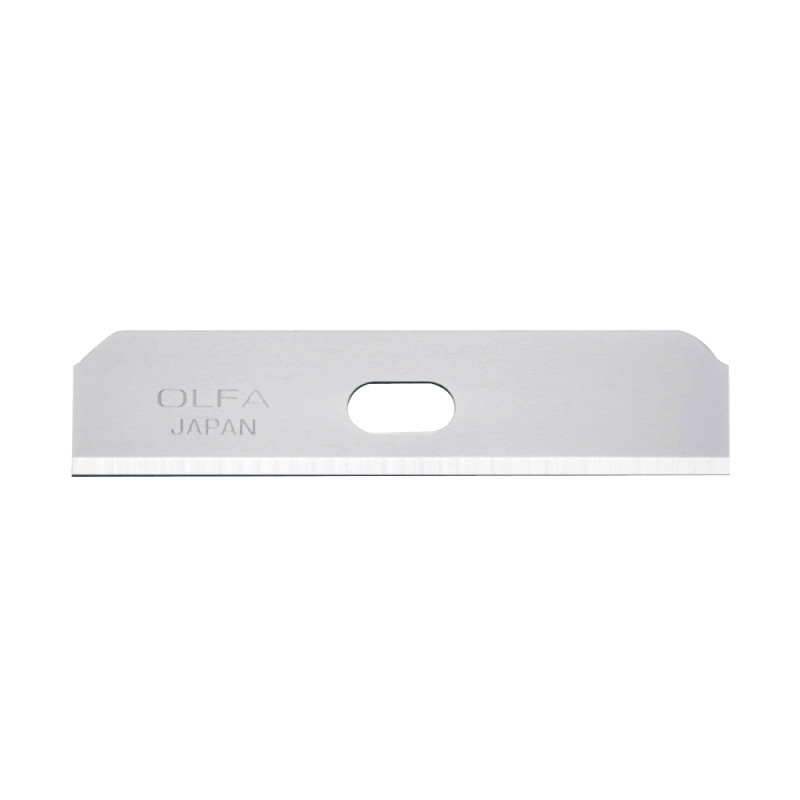 Juego de 10 cuchillas skb-7 trapezoidales plateadas 50 x 12,5 x 0,4 mm