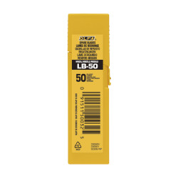 Juego de 50 cuchillas lb-50 troceables plateadas 18 mm