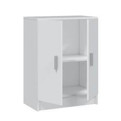 Armario multiusos 2 puertas blanco