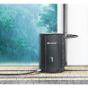 Depósito plegable recolector de agua de lluvia, 250 l, ø60 x 90 cm