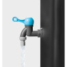 Depósito plegable recolector de agua de lluvia, 250 l, ø60 x 90 cm