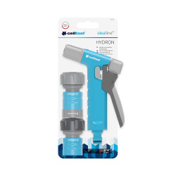 Pistola de riego y conectores hydron cellpro ¾ pulg 6 bar, 2 funciones, blister