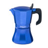 Cafetera de aluminio de 9 tazas modelo "petra" color azul