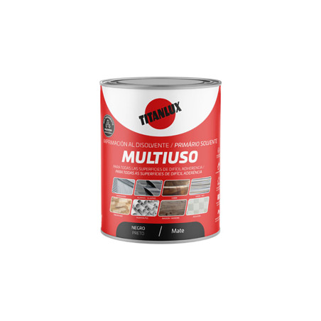 Imprimación multiuso negro mate 0,750 l