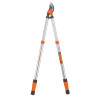 Tijeras poda telescópica dos manos, capacidad máxima corte ø40 mm, 70-90cm