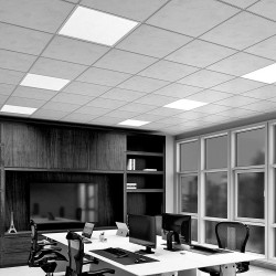 Panel led 40 w 6400 k 4300 lm luz fria 59,5 x 59,5 x 2,9 cm