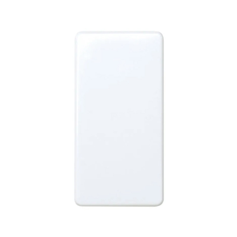 Pulsador estrecho serie 27 blanco