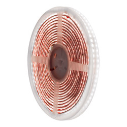 Tira led adhesiva 4.000k 8 w/m 100 lm/w 24 v dc ip65, 5 m x 10 mm luz dia