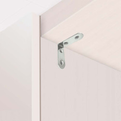 Ángulo refuerzo an24, acero inoxidable, 40 x 40 x 16 mm. 4 unidades