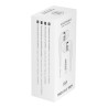 Auriculares bsk jack con micrófono, blanco