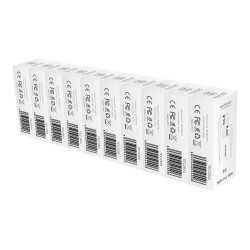 Pack ahorro 10 auriculares bsk con micrófono, blanco