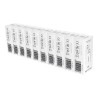 Pack ahorro 10 auriculares bsk con micrófono, blanco