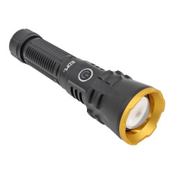 Linterna led de largo alcance wolf pro x3 1800 lm 20 w recargable