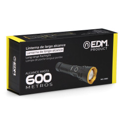 Linterna led de largo alcance wolf pro x3 1800 lm 20 w recargable