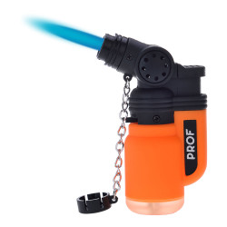 Encendedor electrónico, bidón de goma, llama azul, colores surtidos