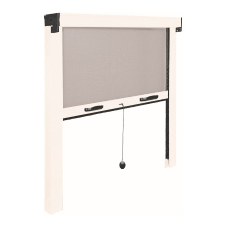 Mosquitera enrollable, blanca, 80 x 140 cm