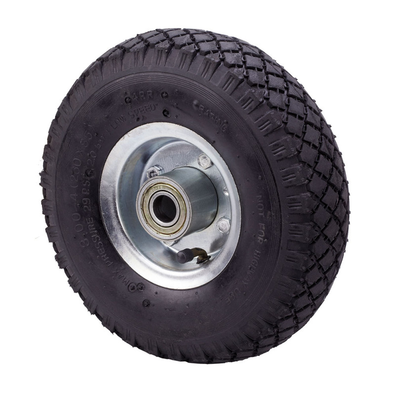 Rueda neumática con nucleo metálico y rodamiento de bolas, carga máx. 175 kg, ø 26 cm