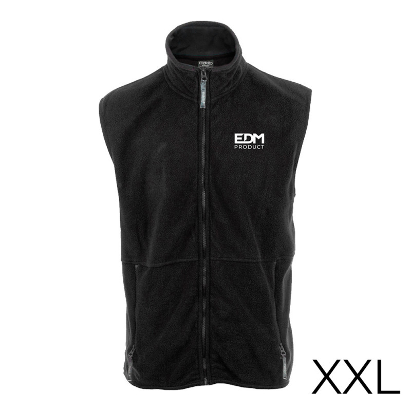 *merchandising* chaleco forro polar talla-xxl fleece 280g/m² edm