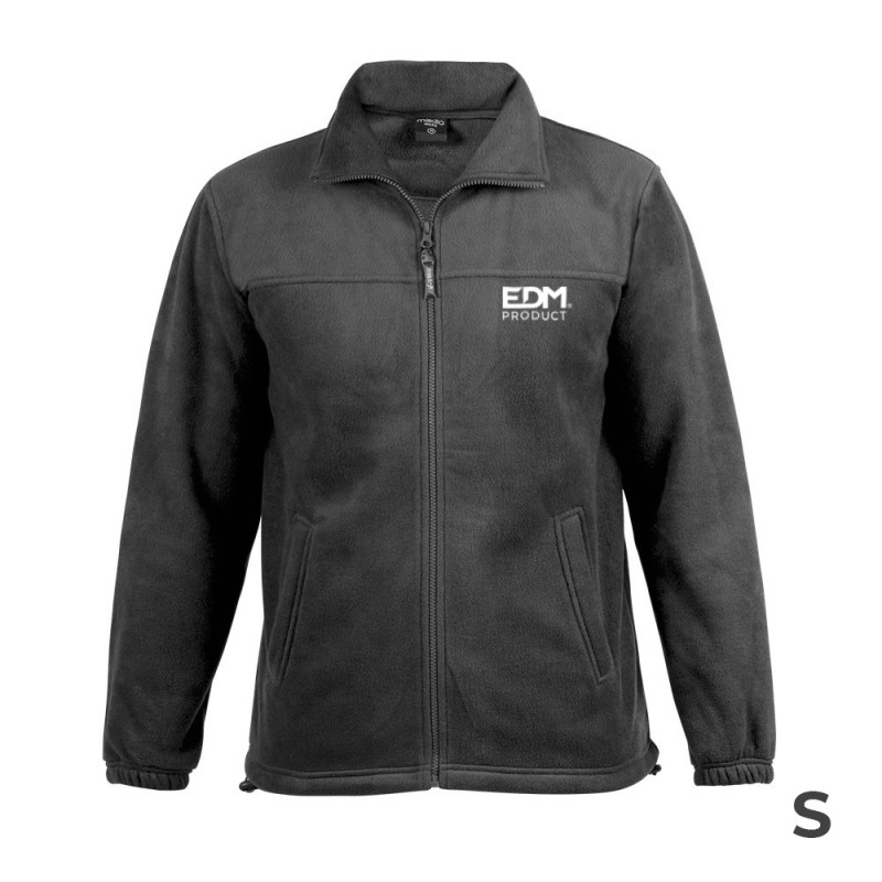 *merchandising* chaqueta polar fleece 280g/m² con cremallera edm talla-s