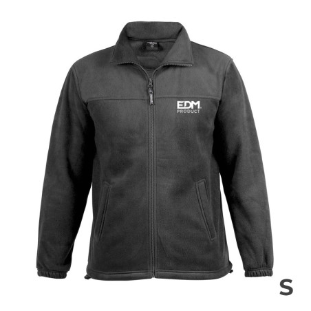 *merchandising* chaqueta polar fleece 280g/m² con cremallera edm talla-s