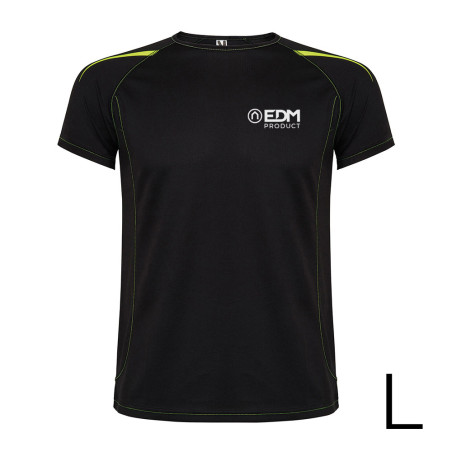 *merchandising* camiseta deportiva negra talla-l roly edm
