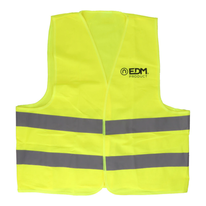 *merchandising* chaleco reflectante amarillo talla adulto edm