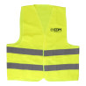 *merchandising* chaleco reflectante amarillo talla adulto edm