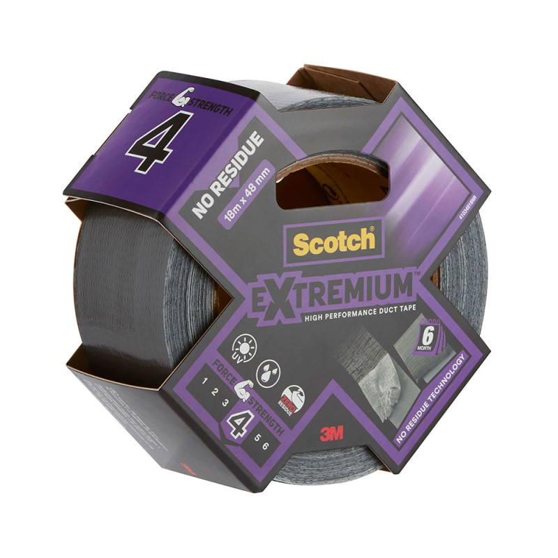 Cinta americana extremium 4 sin residuos, 18 m x 48 mm