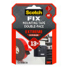Cinta doble cara de montaje para exteriores extreme, 19mmx5m, máx 13 kg