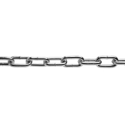 Cadena eslabones zincada ø 3 mm din 5685 caja de 63 m