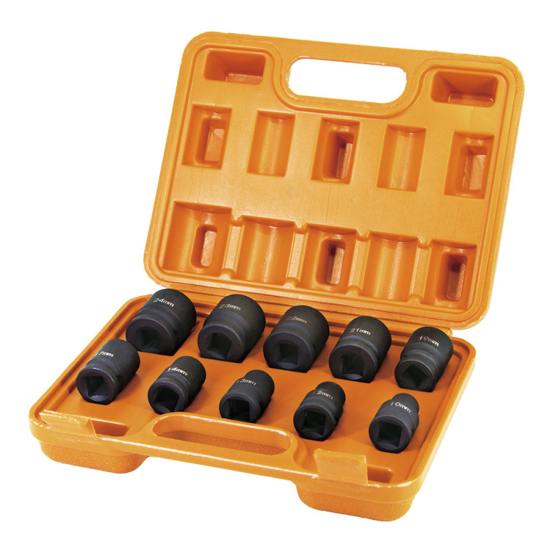 Vasos de impacto 1 / 2", juego 10 piezas