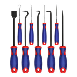 Puas y ganchos de precisión, juego de 9 piezas