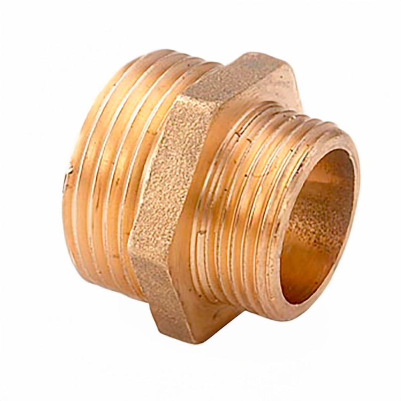 Contrarrosca reducida 1/2" x 1" latón