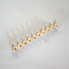 Regleta ciega transparente 10 polos 2,5 mm²