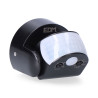 Sensor de movimiento y crepuscular 15 m ip65 negro