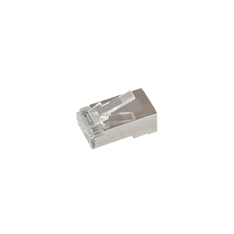 Conector modular rj45 cat.6 stp, 50 uds